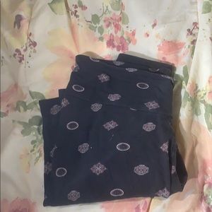 Cute black with designs leggings
